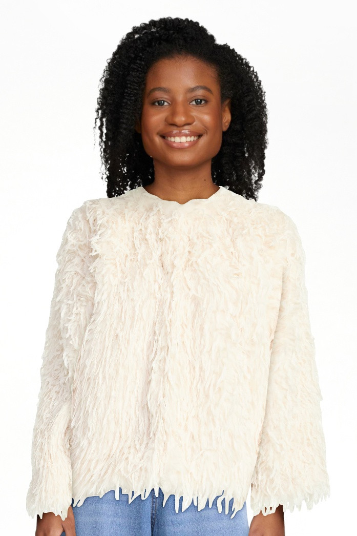 Scoop Women's and Women's Plus Whispy Faux Fur Jacket, Sizes XS-4X | Walmart (US)
