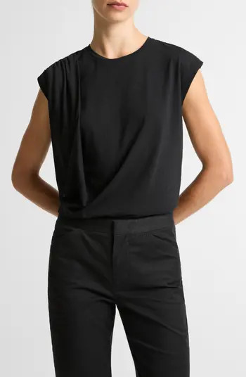 Cap Sleeve Drape Top | Nordstrom