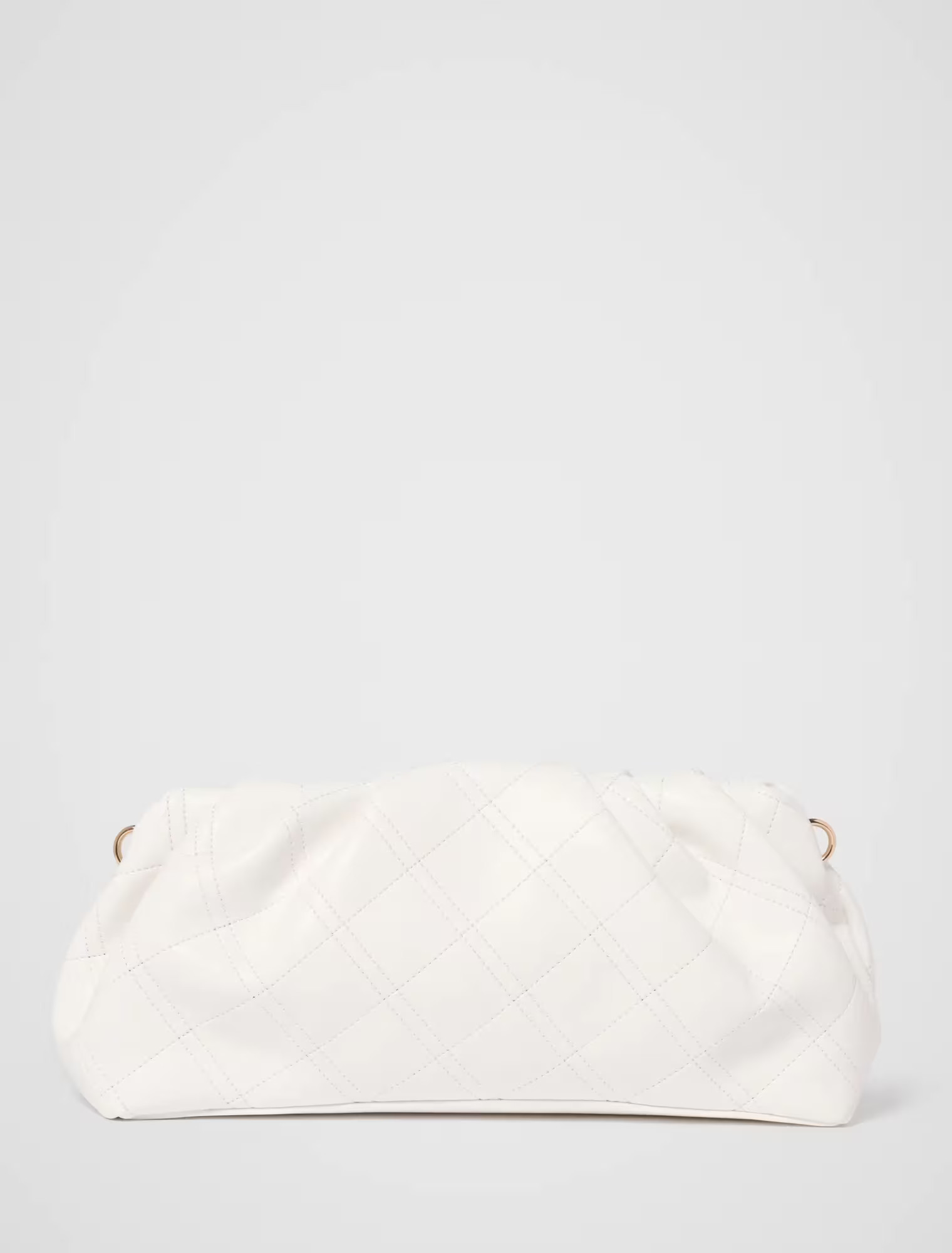 Forever New Women's Saskia Soft Quilt Clutch Bag in White | Forever New (AU)