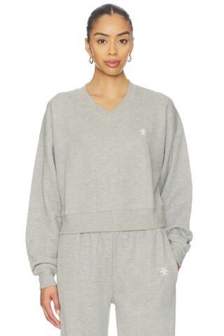 Cropped V-neck Sweatshirt
                    
                    Eterne | Revolve Clothing (Global)