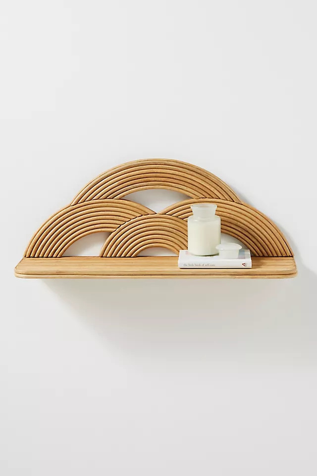 Callie Rattan Shelf | Anthropologie (US)