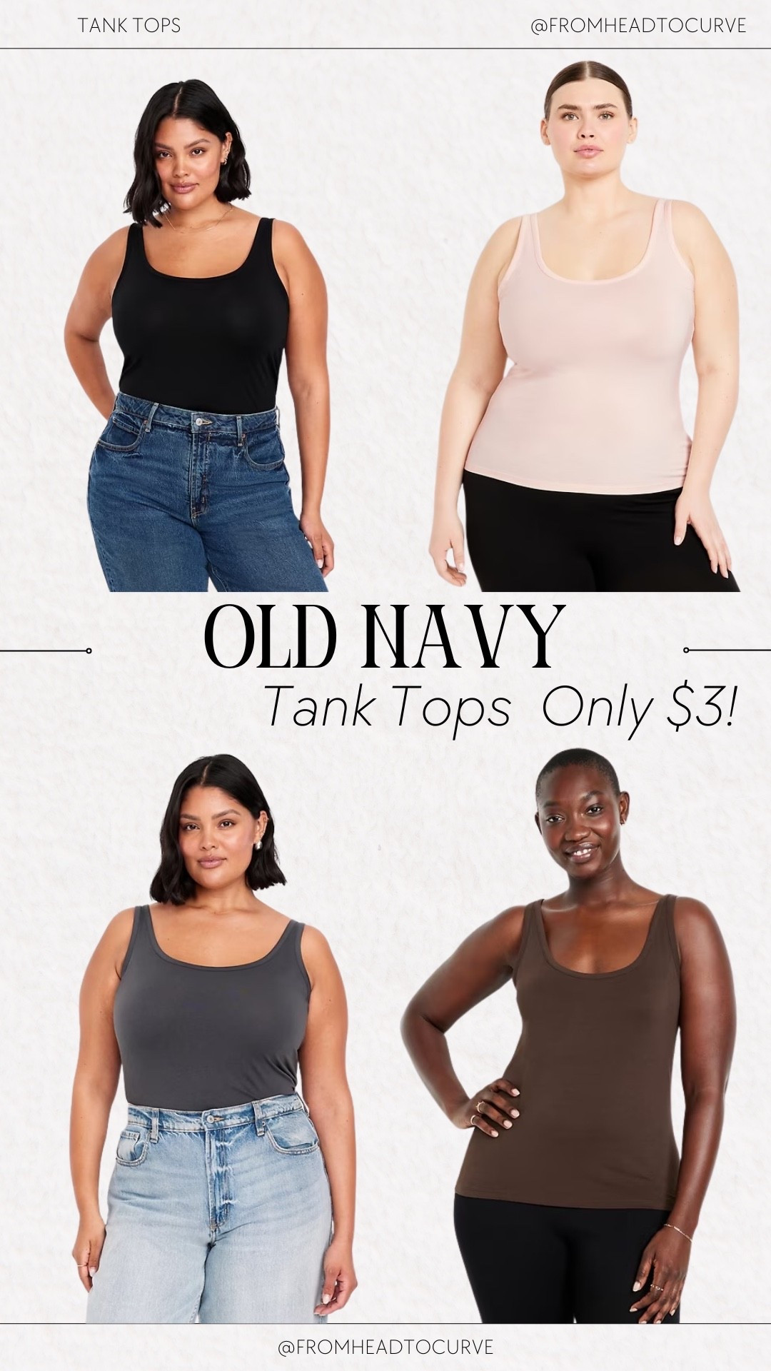 Old Navy Tank Tops 76% OFF Only $3 Today & Sizing Goes Up To A 4X!

#LTKPlusSize #LTKSaleAlert #LTKootd