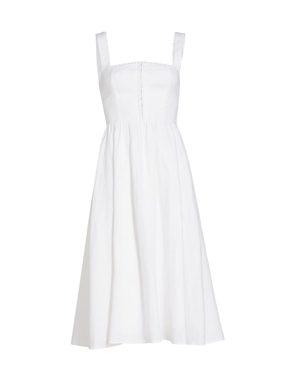 Tagliatelle Linen Midi-Dress | Saks Fifth Avenue