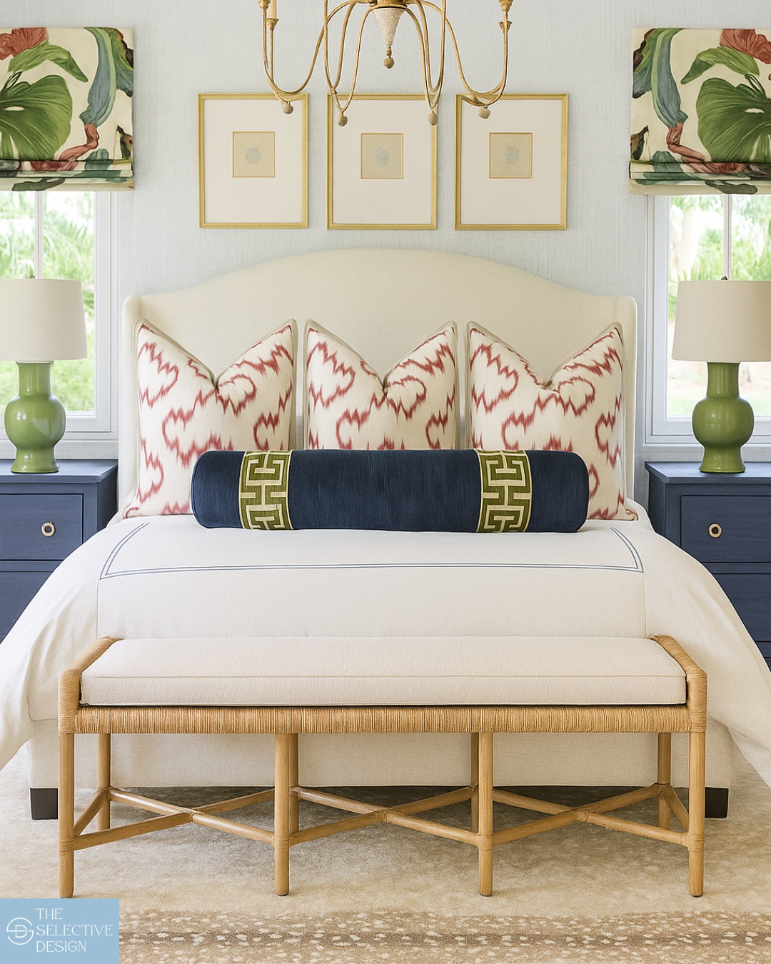 A serene retreat with a playful twist ✨ Crisp blues, natural textures, and bold pops of color come together for a classic bedroom design that feels both timeless and full of life.

Swipe to see the vision board behind the design and how ChatGPT turned it into reality.

Bedroom design | traditional bedroom | timeless bedroom | classic bedroom | Grandmillennial bedroom design

#LTKOver40 #LTKSaleAlert #LTKHome