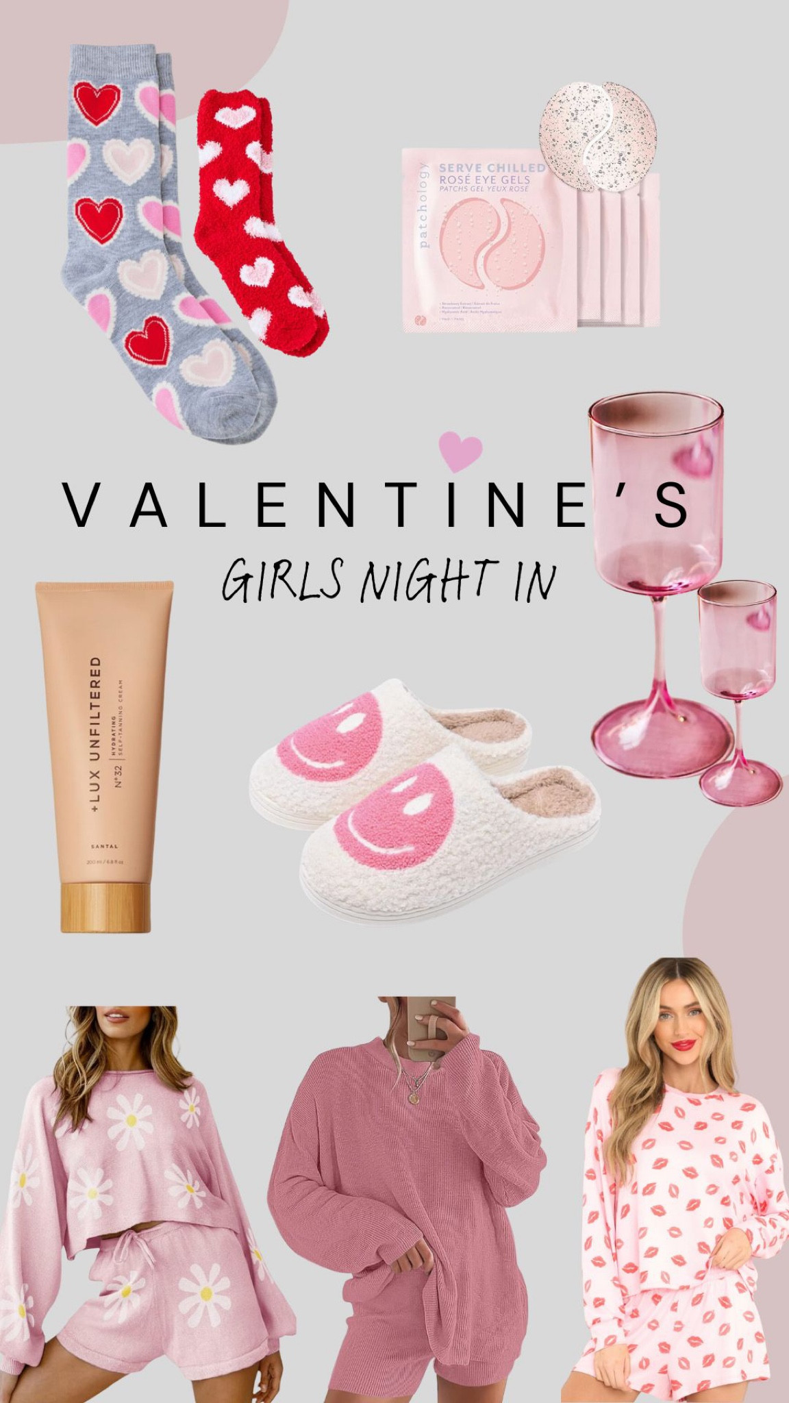 GALENTINES 💘 girls night in 

#LTKfindsunder50 #LTKfindsunder100 #LTKSeasonal