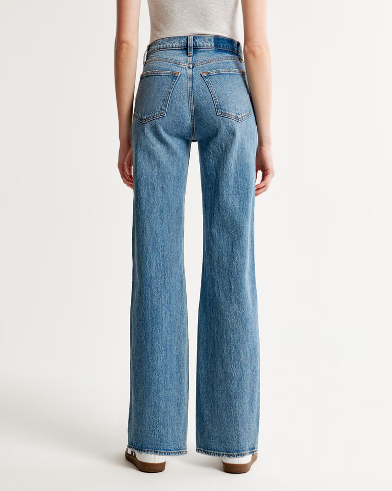 Women's High Rise 90s Relaxed Jean | Women's Bottoms | Abercrombie.com | Abercrombie & Fitch (US)