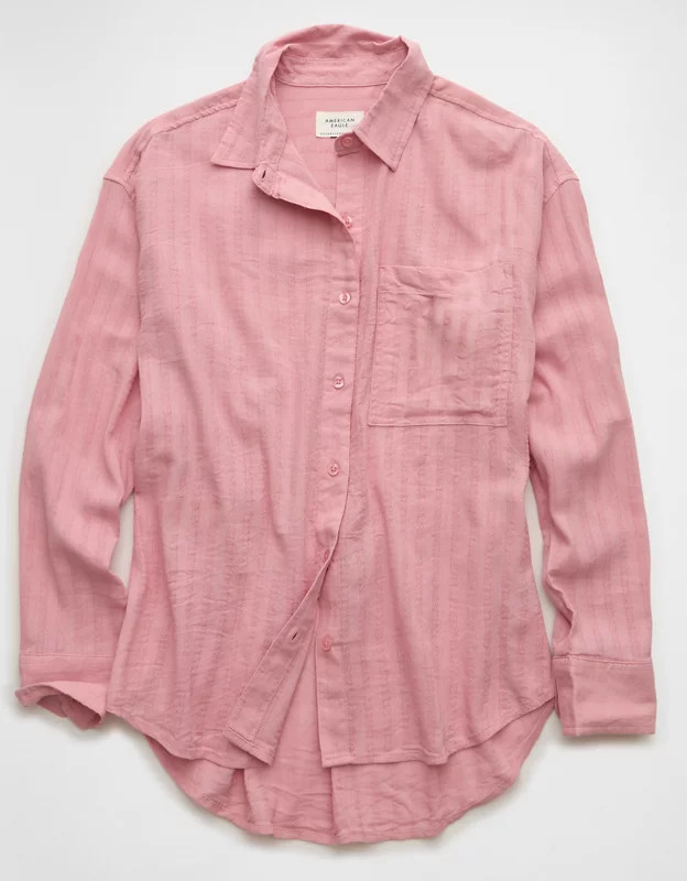 AE Perfect Button-Up Shirt | American Eagle Outfitters (US & CA)