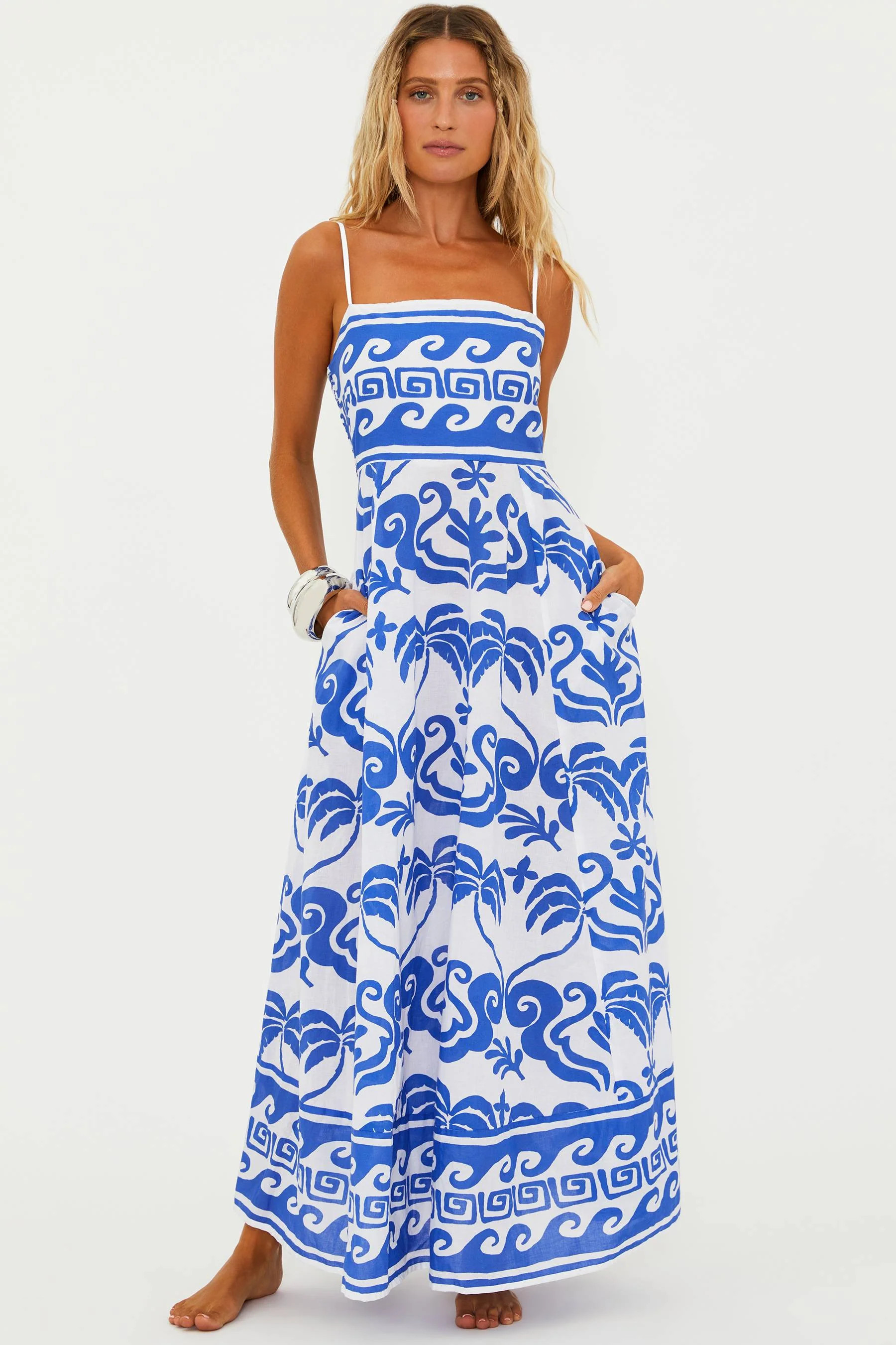 RIANNE DRESS SHORE PALMS | Beach Riot