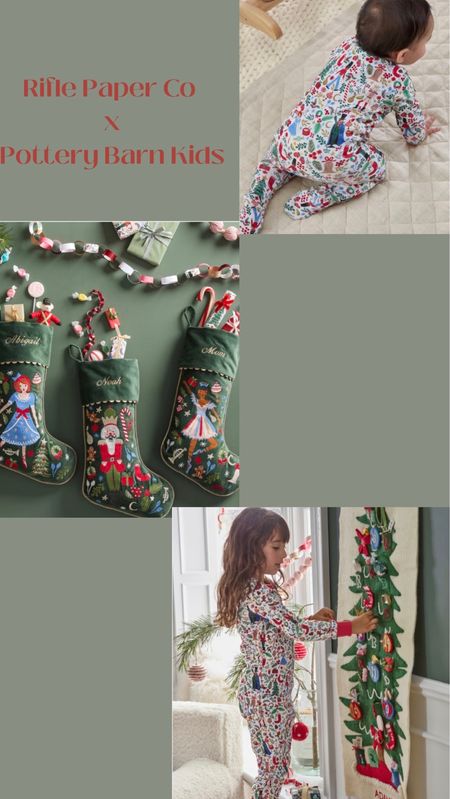 Pottery barn kids x rifle paper co Christmas collection 

#LTKGiftGuide #LTKfamily #LTKSeasonal
