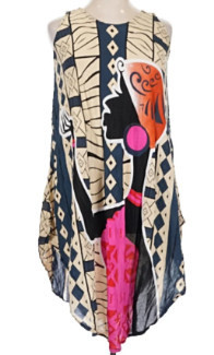 Rayon Graphic Blue Casual Dress Size 1X .  This dress is really pretty.  This dress is perfect for all of the local festival events you may go to this summer.  #ad

#LTKootd #LTKPlusSize