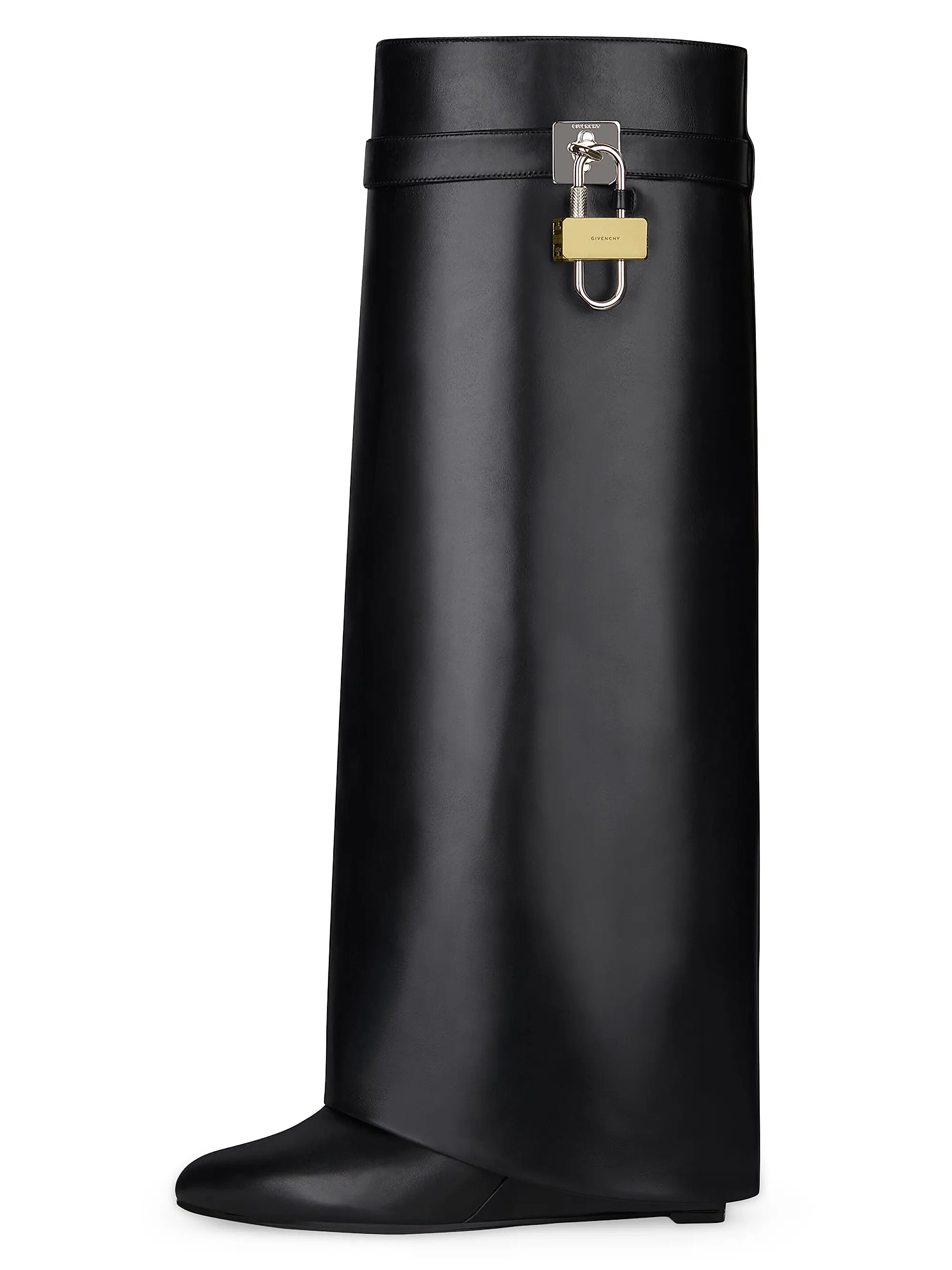 Shark Lock Boots in Leather | Saks Fifth Avenue