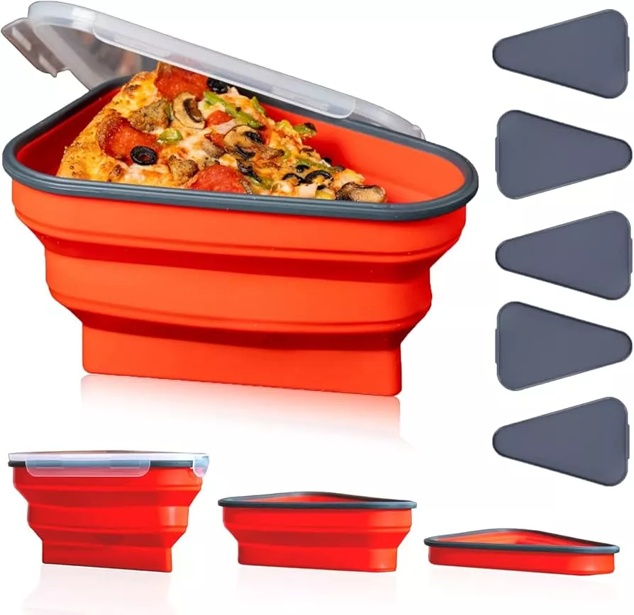 Pizza Storage Container Expandable,Pizza Container with 5