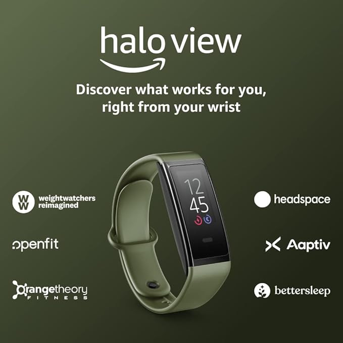 Amazon Halo View fitness tracker, with color display for at-a-glance access to heart rate, activi... | Amazon (US)