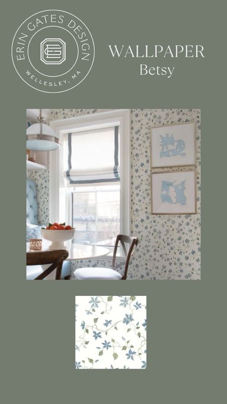 The Betsy wallpaper by Erin Gates and A-Street Prints

#LTKhome