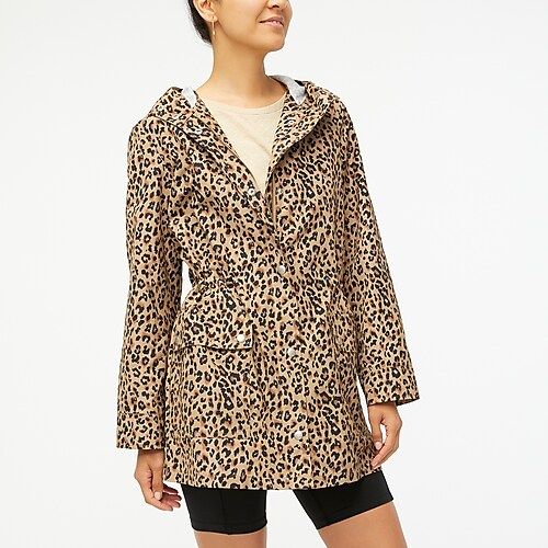 Mid-length raincoat with snaps | J.Crew Factory