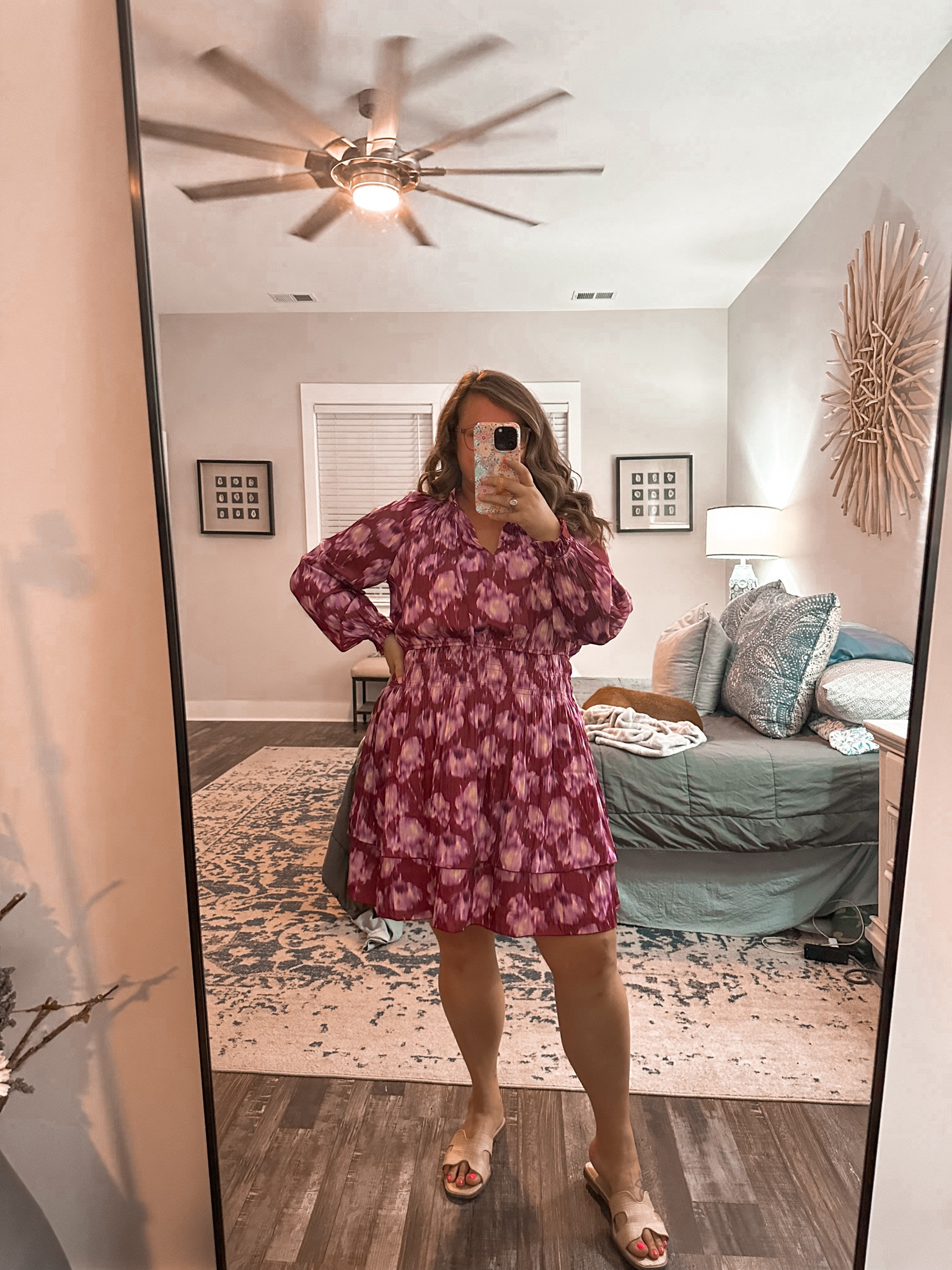 Last post in this dress I’m in a Large, this is a Medium. I would definitely size down if in between sizes. It’s made to be looser around the chest, but the large was just too much. I exchanged for free in the Walmart app  

#LTKMidsize #LTKFindsUnder50 #LTKBacktoSchool