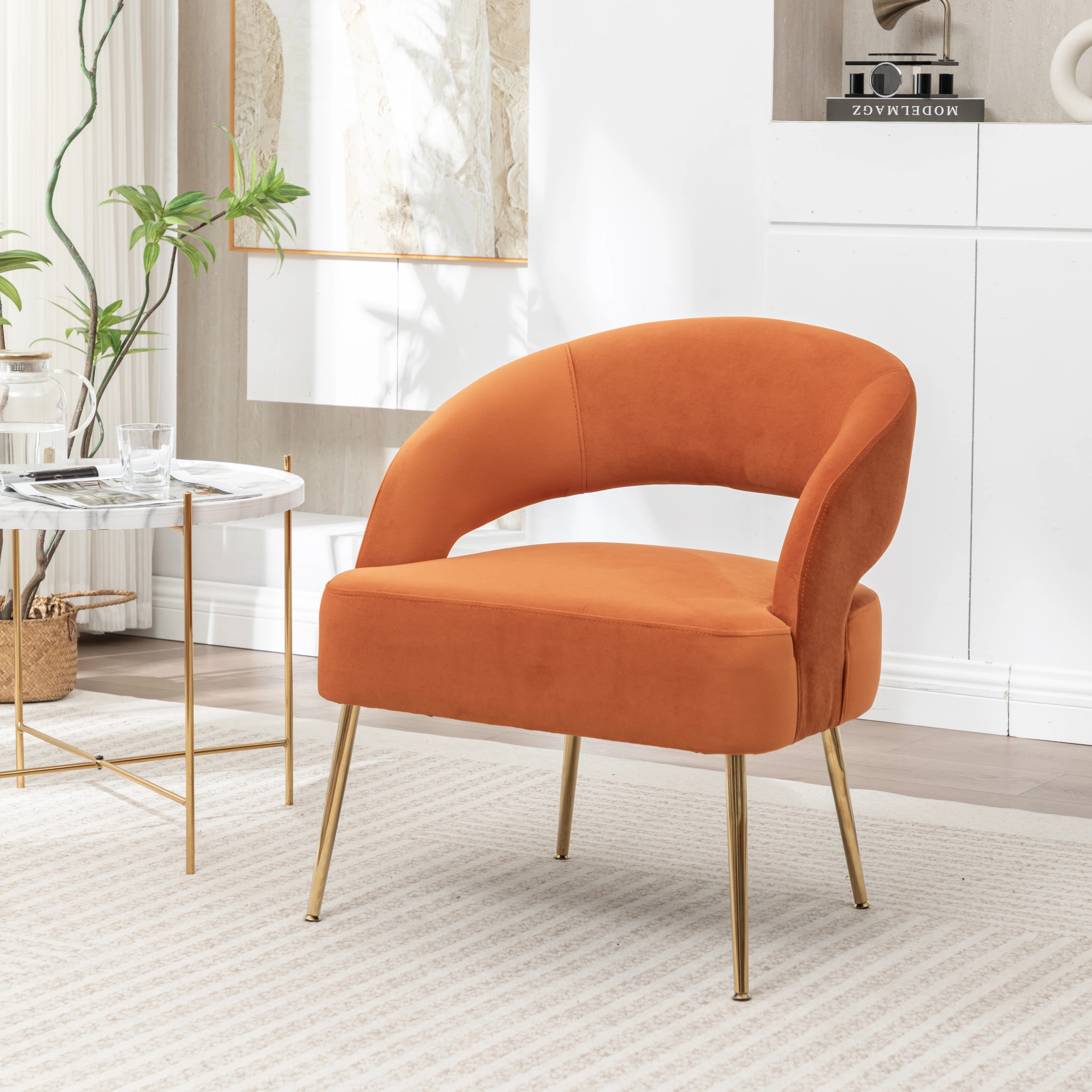 Rosellini Upholstered Velvet Armchair | Wayfair North America