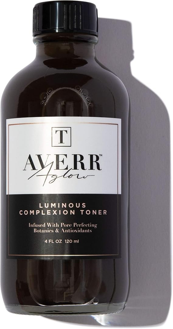 Averr Aglow Luminous Complexion Toner, Face Skincare, Reduce Blackheads Breakouts & Dark Circles,... | Amazon (US)