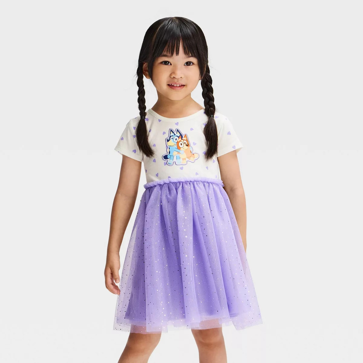 Toddler Girls' Bluey Twirl Dress - Blue 2T | Target