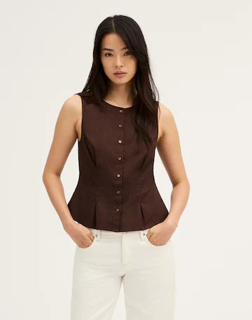 The Rosalie Sleeveless Top | Madewell