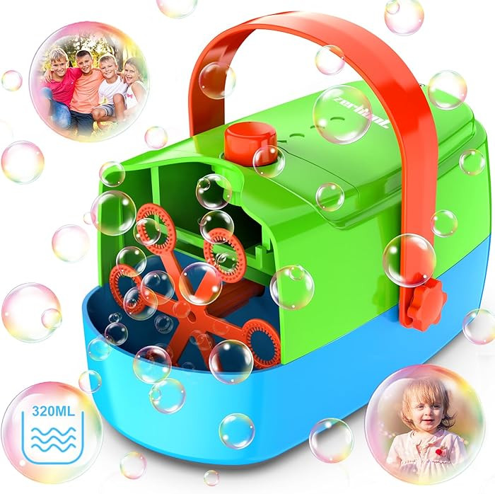 Bubble Machine Durable Automatic Bubble Blower, 18000+ Big Bubbles Per Minute Bubbles for Kids To... | Amazon (US)