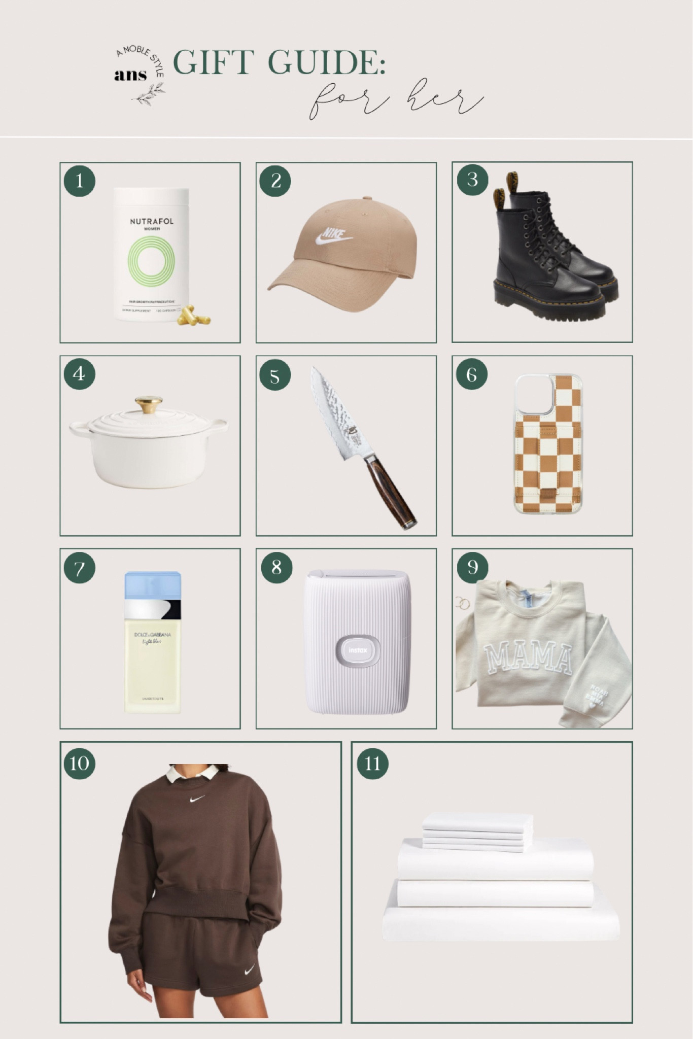 Christmas Gift Guides for Her. Find the perfect gift for the women in your life - wife, sister, mom, grandma or yourself! 

#LTKHoliday #LTKfindsunder100 #LTKGiftGuide