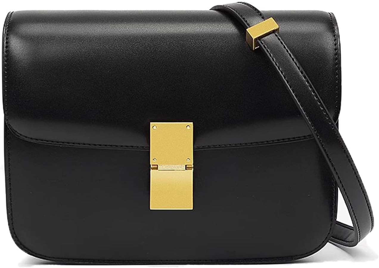 PU Leather Square Crossbody Shoulder Bag Handbags for Women | Amazon (US)