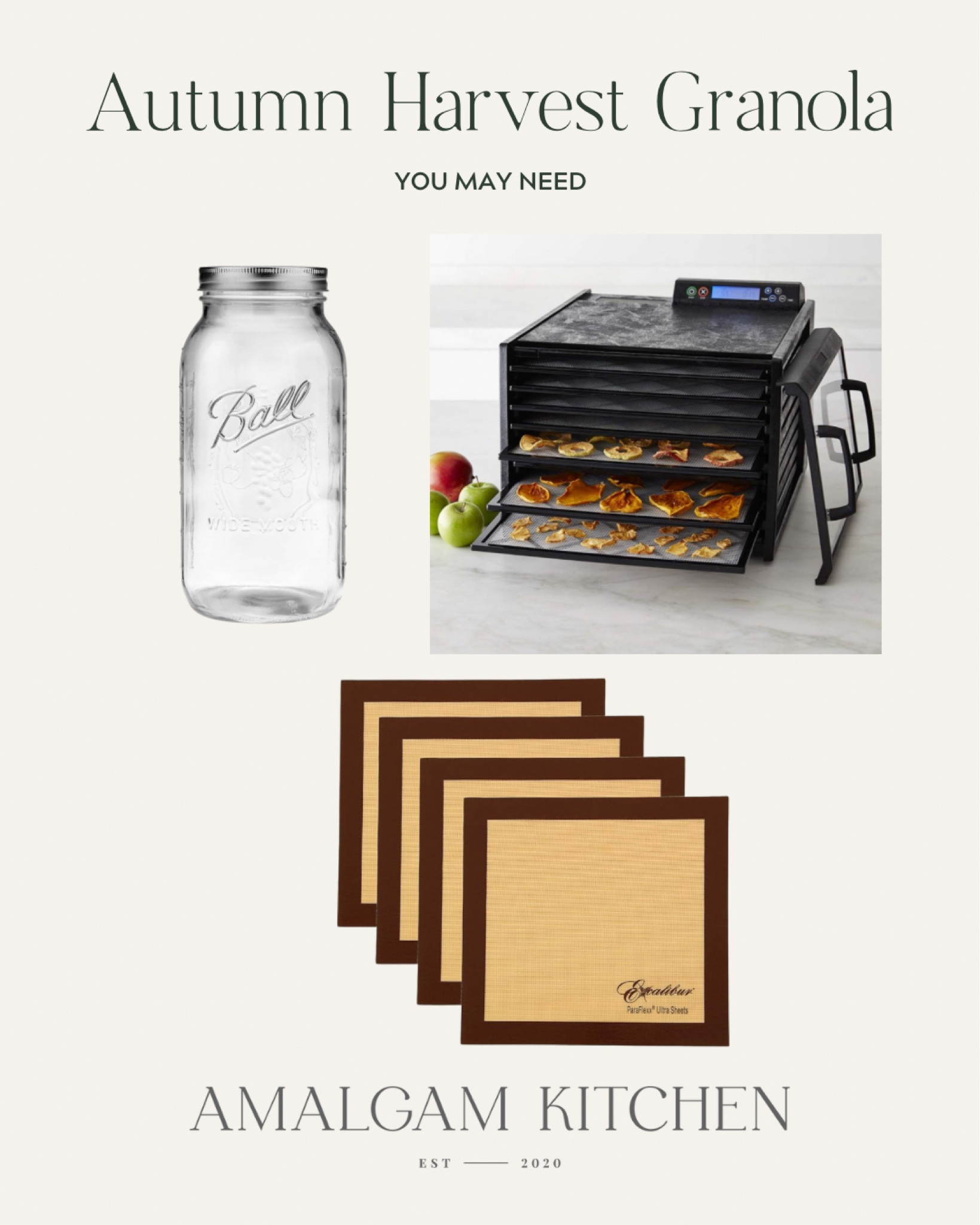 Everything you’ll need to make my Autumn Harvest Granola

#LTKSeasonal #LTKfindsunder50 #LTKhome