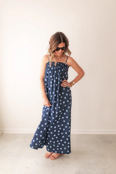 The Ari Polka Dot Maxi Dress | Shop.app