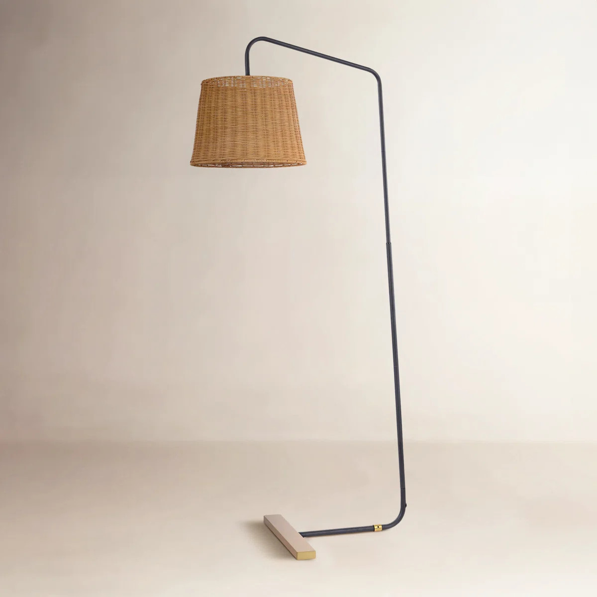 Belton 61'' Black Arched Floor Lamp | Wayfair North America