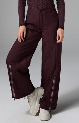 Meribel Wide Leg Pant | Cabernet Cabernet / XS | Alp N Rock