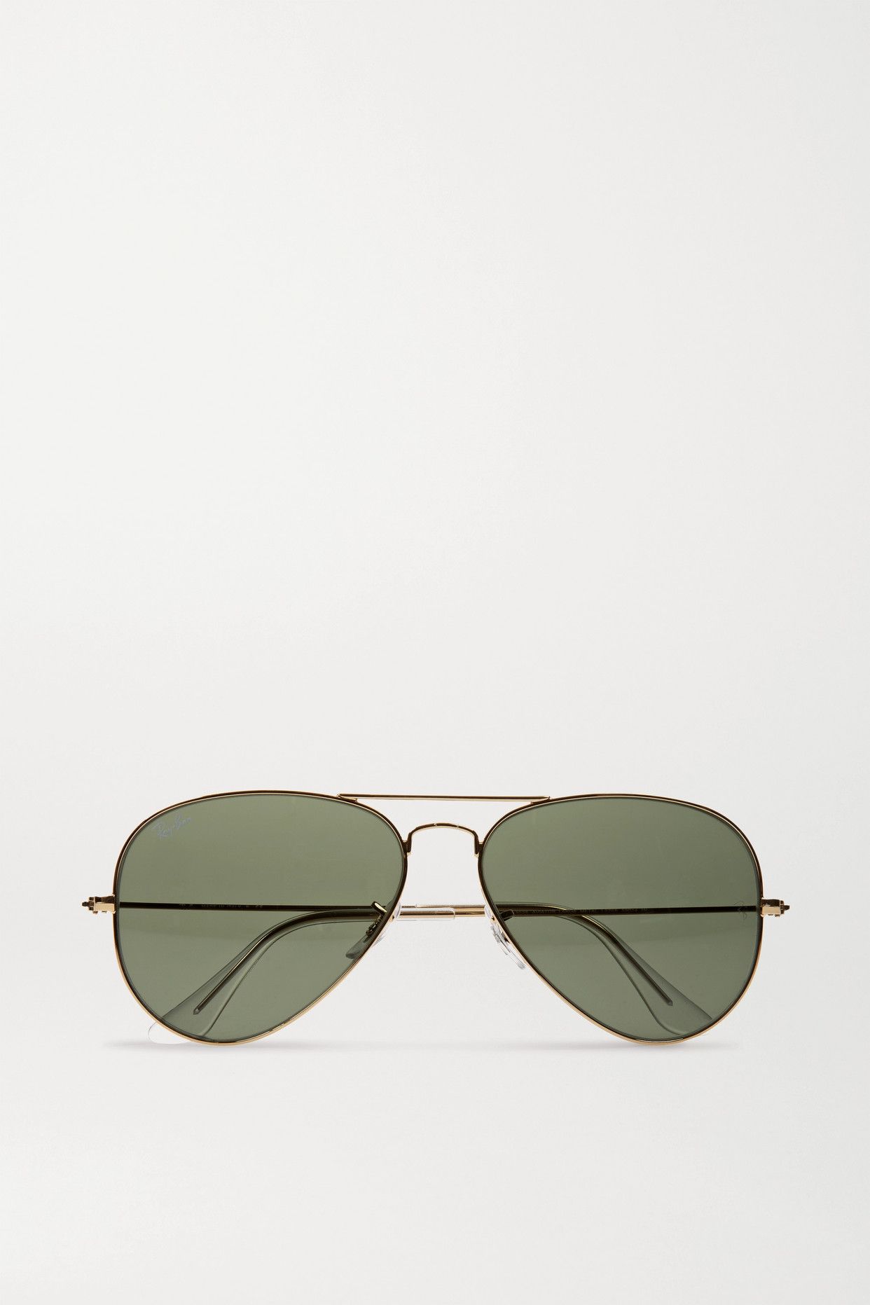 RAY-BAN - Aviator Gold-tone Sunglasses - one size | NET-A-PORTER (US)