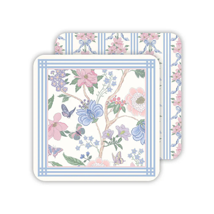 Caitlin Wilson French Blue Chloie Paper Coasters | Rosanne Beck Collections