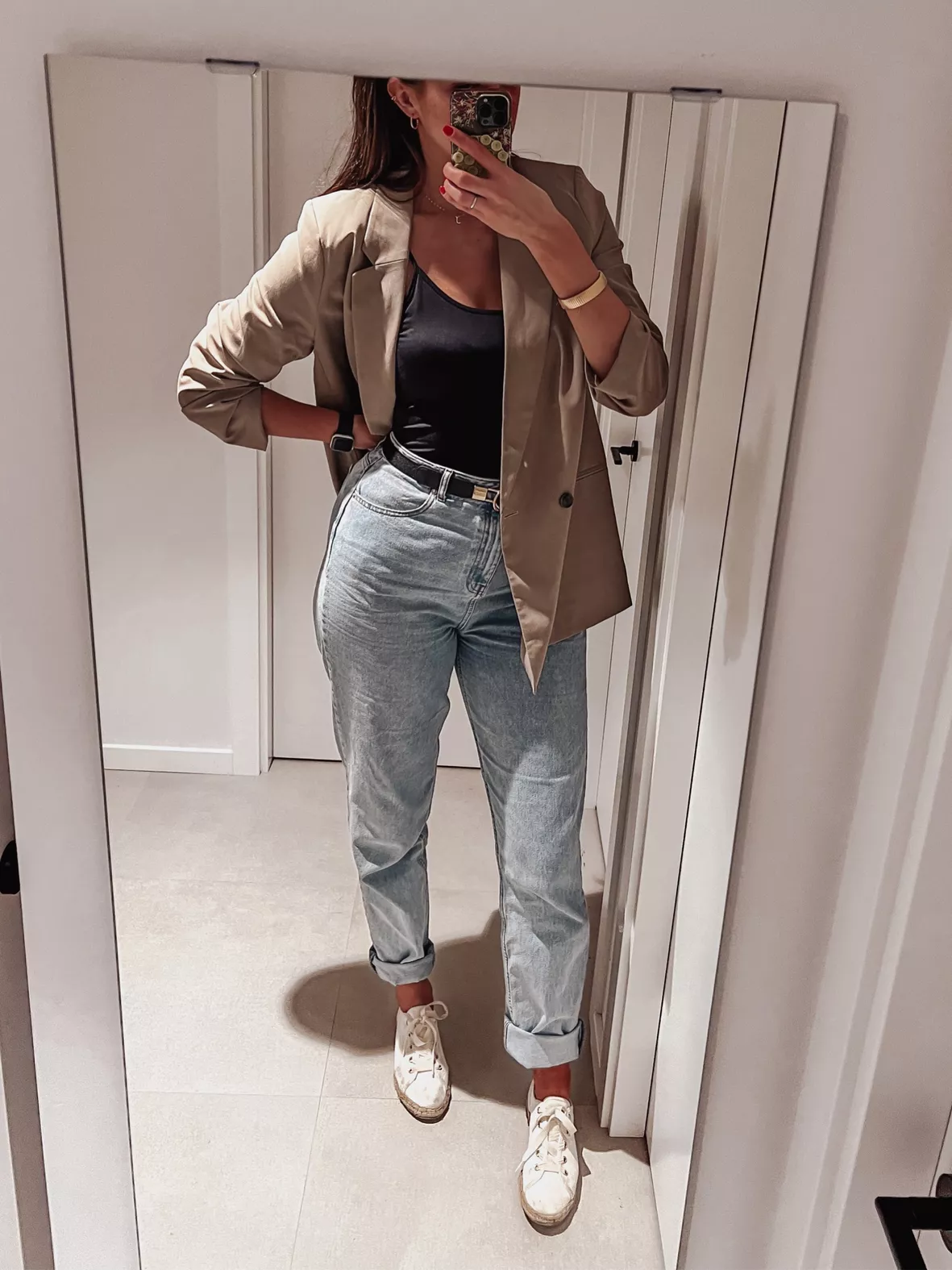 Topshop Tall Mom jean in bleach curated on LTK