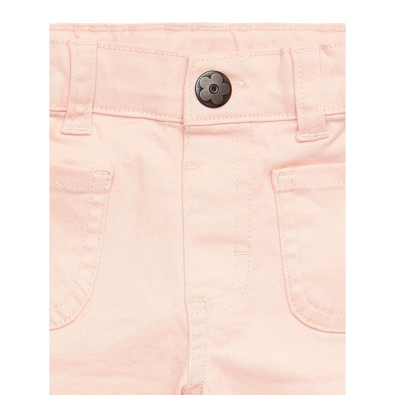 Garanimals Baby and Toddler Girls Twill Shorts, Sizes 12M-5T | Walmart (US)