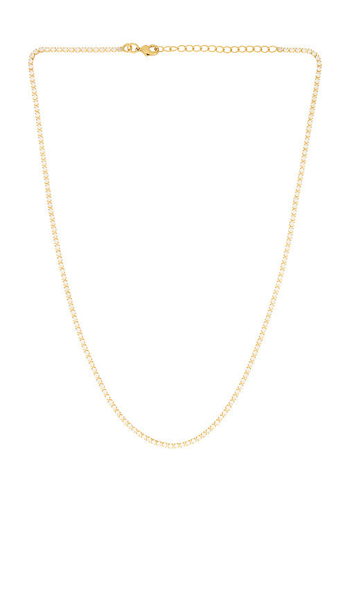 Maison Irem Rhinestone Necklace in Gold. Size all. | Revolve Clothing (Global)