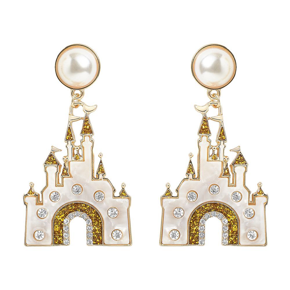 Fantasyland Castle Earrings by BaubleBar | Disney Store