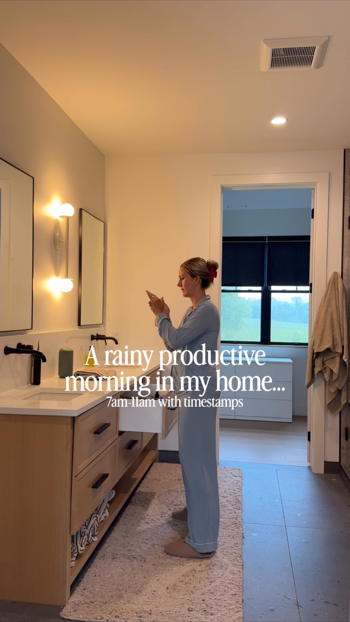 A rainy morning in our home with timestamps 👌🏼🤍

#LTKgrwm #LTKmomlife #LTKmorningroutine