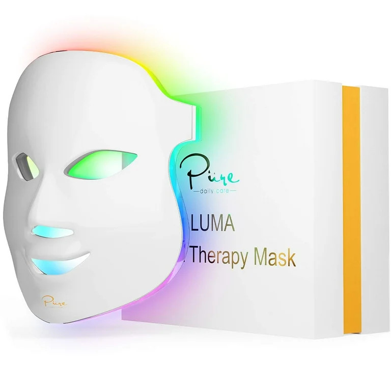 Pure Daily Care LED Light Therapy Luma Mask Advanced LED Anti-Aging Skincare Device for All Skin ... | Walmart (US)