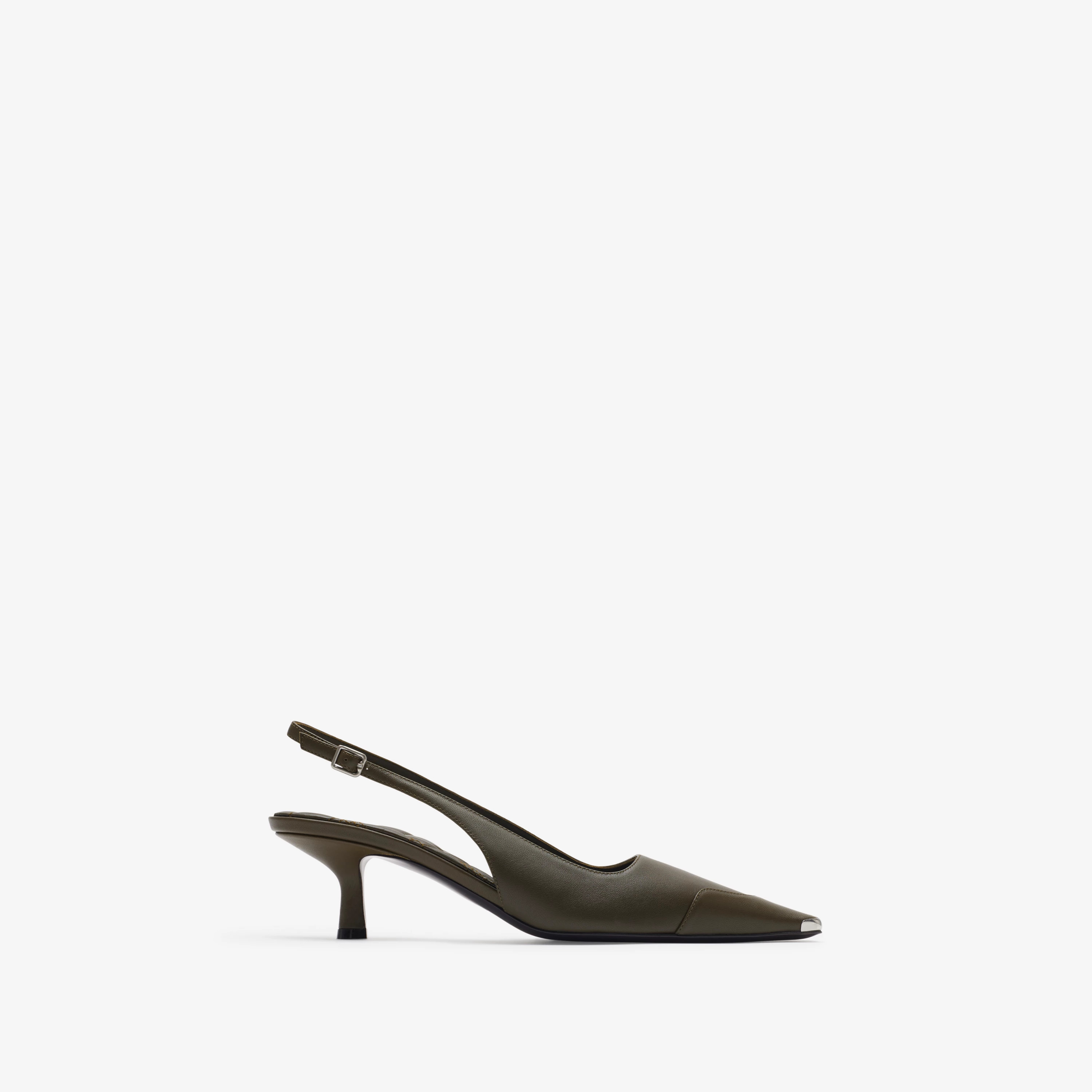 Slingback-Pumps „Chisel“ aus Leder (Loch) - Damen | Burberry® | Burberry (DE)