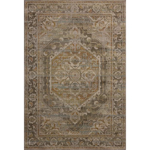 Magnolia Home by Joanna Gaines x Loloi Mona Brown Area Rug | Wayfair North America