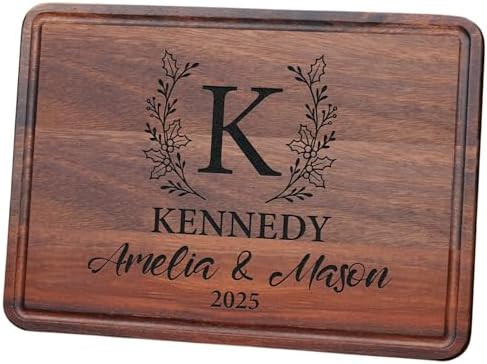 Custom Cutting Board Gift for Christmas, Engraved Wood Charcuterie Board for Housewarming, Annive... | Amazon (US)
