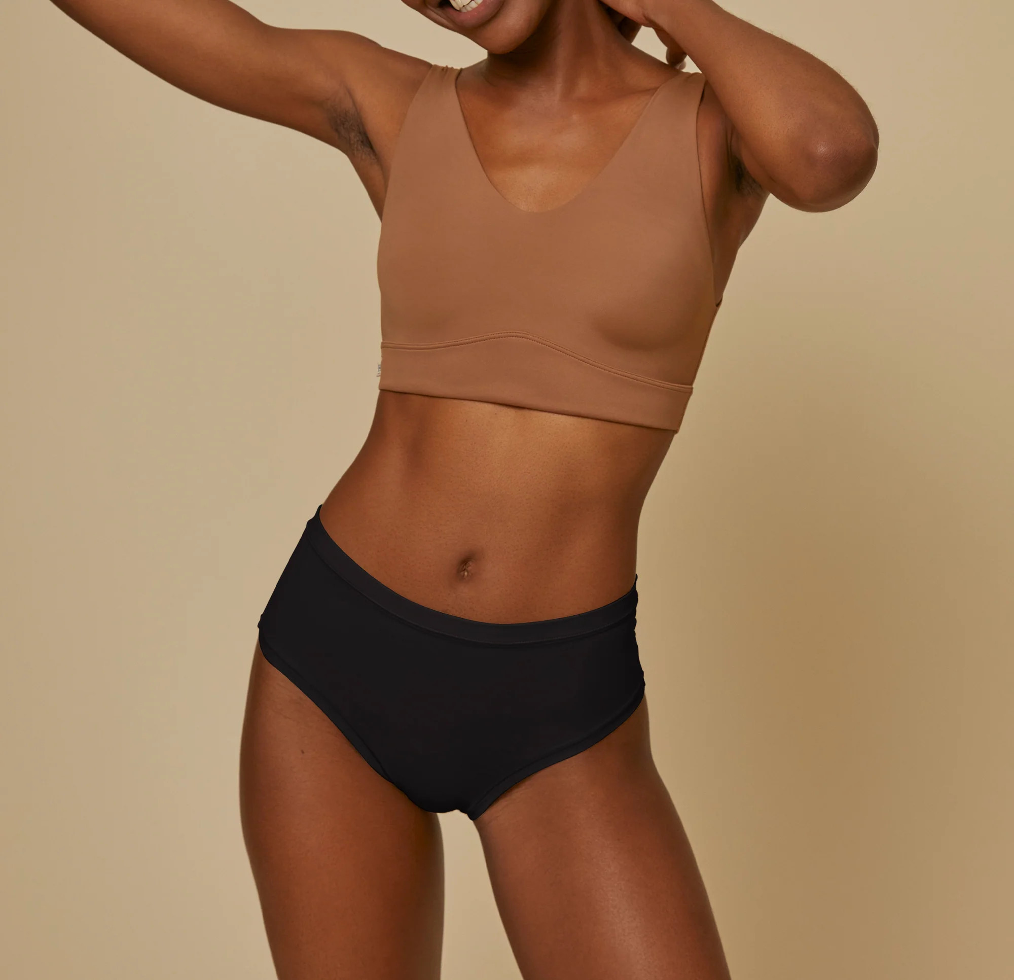 Bliss Highwaist Brief - Black | Harper Wilde