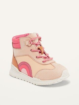 Unisex Color-Blocked High-Top Sneakers for Toddler | Old Navy (US)