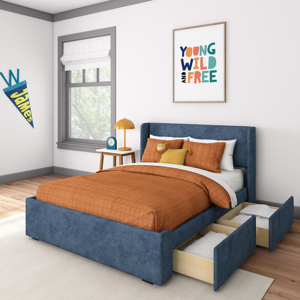 Nicholas Upholstered Full Bed | max & lily