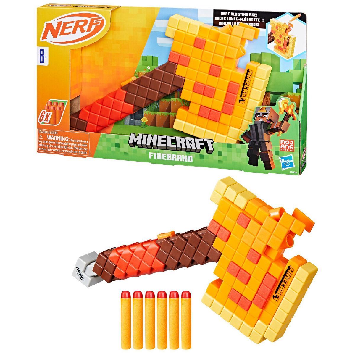 NERF Minecraft Firebrand Axe | Target