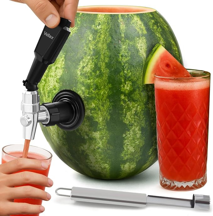 Original Watermelon Tap Kit - Coring Tool & Spigot Set for Fruit Keg, Pumpkin or Melon Beverage D... | Amazon (US)