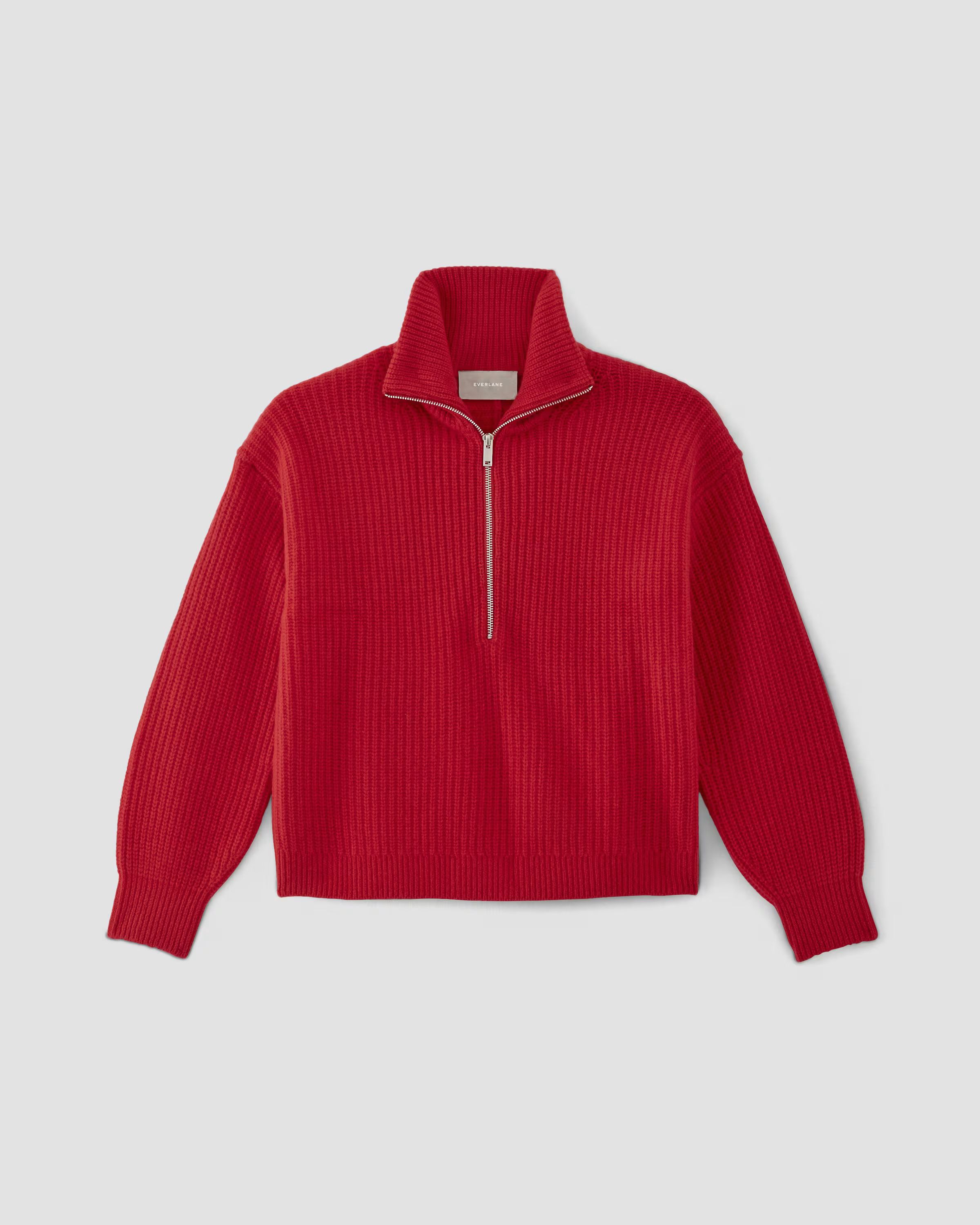 The Felted Merino Half-Zip Sweater | Everlane