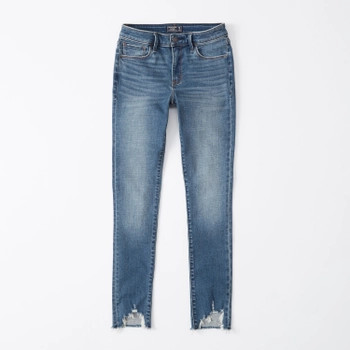 Mid Rise Super Skinny Ankle Jeans | Abercrombie & Fitch (US)
