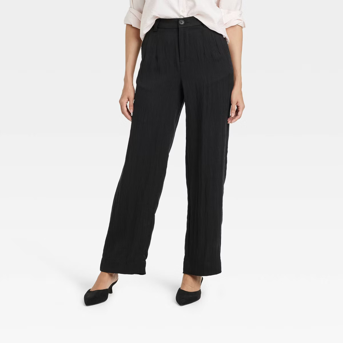 Women's High-Rise Straight Trousers - A New Day™ | Target